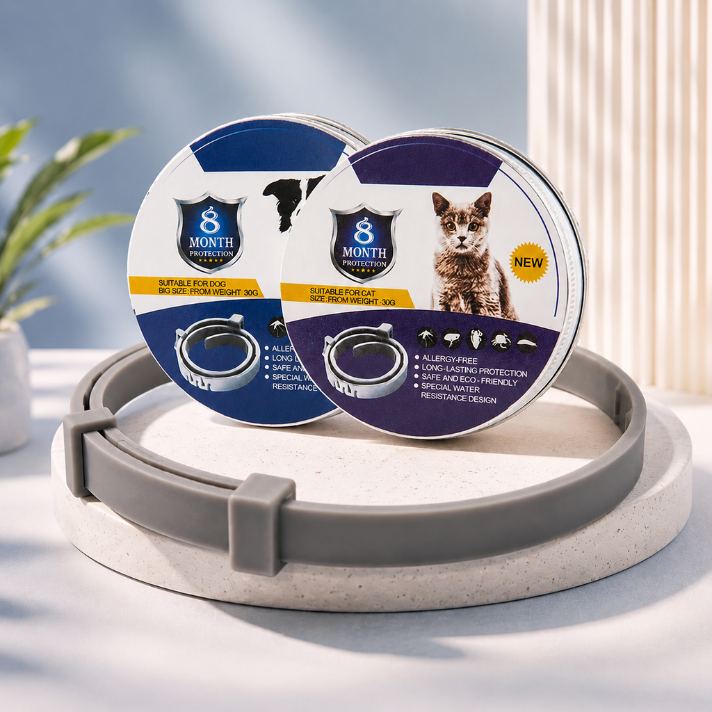Plant-Based Flea & Tick Collar – Up to 8 Months of Protection